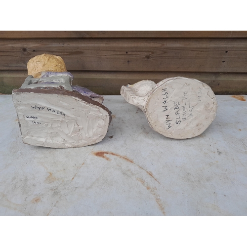 69 - 2 x studio pottery figures