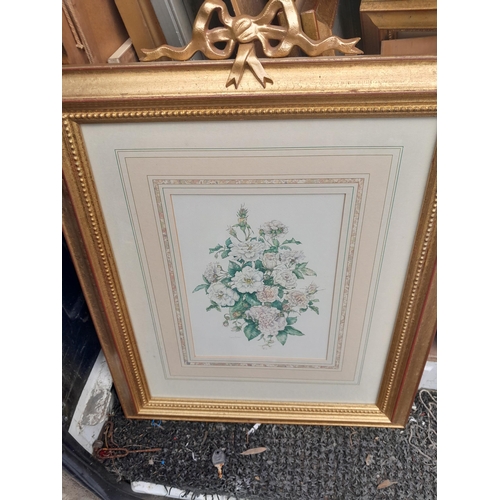 79 - Variety of modern and vintage prints, Edwardian and later mirrors