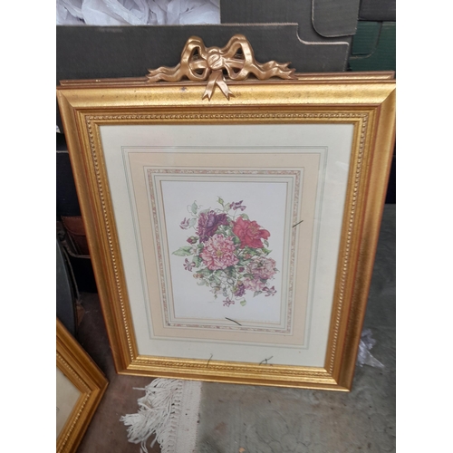 79 - Variety of modern and vintage prints, Edwardian and later mirrors