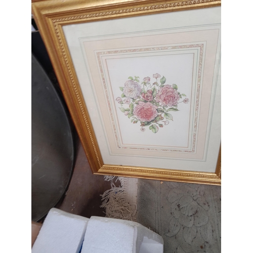 79 - Variety of modern and vintage prints, Edwardian and later mirrors
