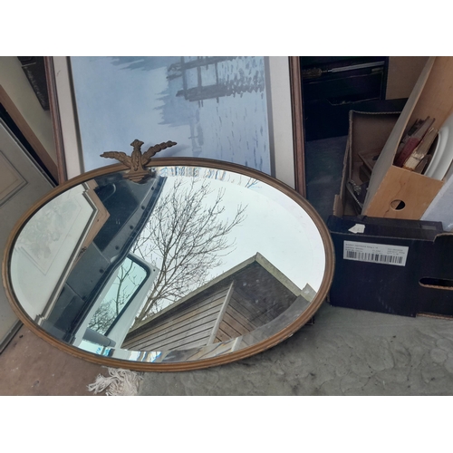 79 - Variety of modern and vintage prints, Edwardian and later mirrors