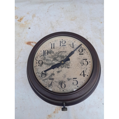 86 - Vintage Smith's bakelite wall clock