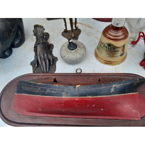 87 - Various Salter and other kitchen scale and other items