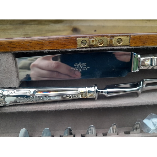 116 - Canteen of silver plated Mappin and Webb cutlery