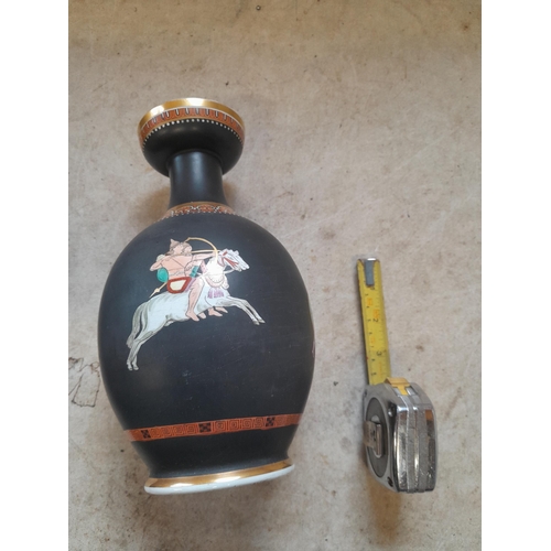 119 - 19th century Pratt ware Etruscan vase