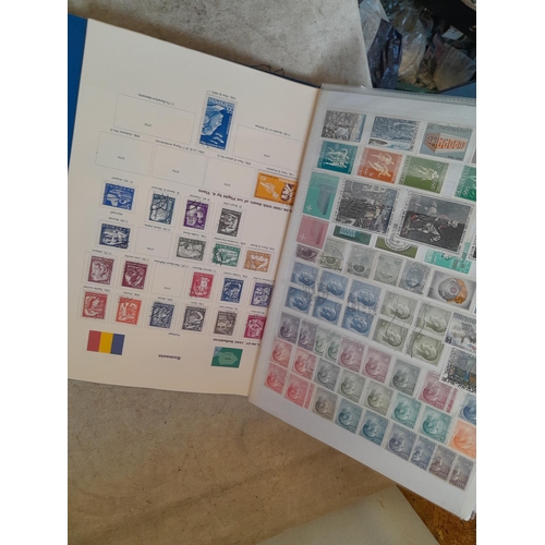 130 - Stamps mixed era world collection, some mint used and unused, in differing formats