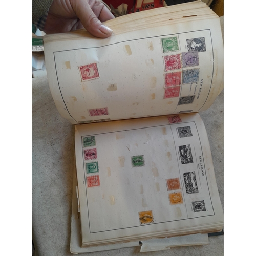 133 - Stamps : Strand old time world collection of used stamps, good sorters lot as not all pages photogra... 