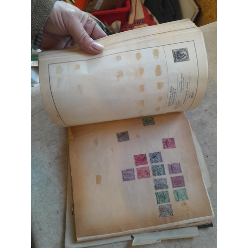 133 - Stamps : Strand old time world collection of used stamps, good sorters lot as not all pages photogra... 