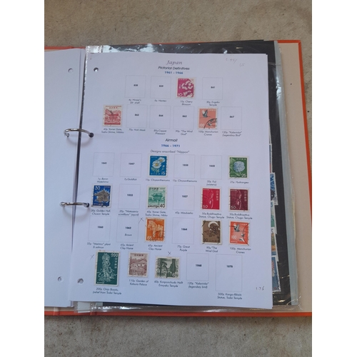134 - Stamps of Japan a mixed era collection mint, used and unused
