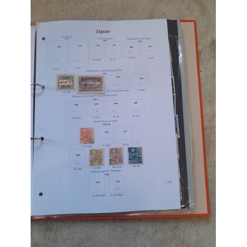 134 - Stamps of Japan a mixed era collection mint, used and unused