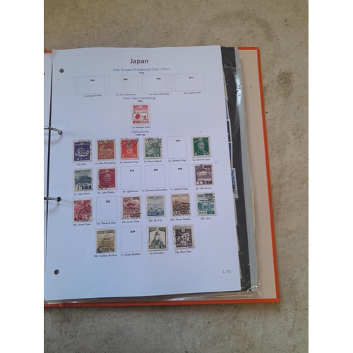 134 - Stamps of Japan a mixed era collection mint, used and unused