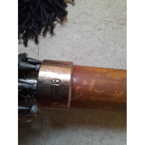 148 - Mixed era umbrellas with rolled gold or gold plated collars