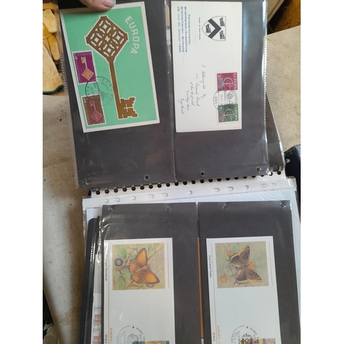 151 - Stamps : Collection of Europa Covers and stamps in an FDC album