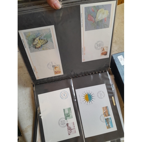 151 - Stamps : Collection of Europa Covers and stamps in an FDC album