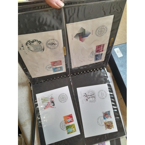 151 - Stamps : Collection of Europa Covers and stamps in an FDC album