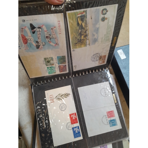 151 - Stamps : Collection of Europa Covers and stamps in an FDC album