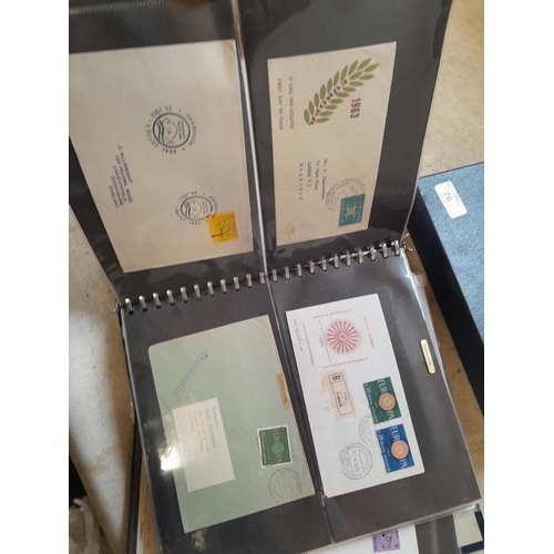 151 - Stamps : Collection of Europa Covers and stamps in an FDC album