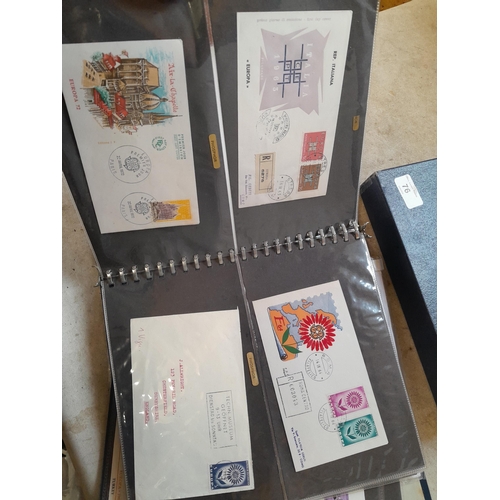 151 - Stamps : Collection of Europa Covers and stamps in an FDC album