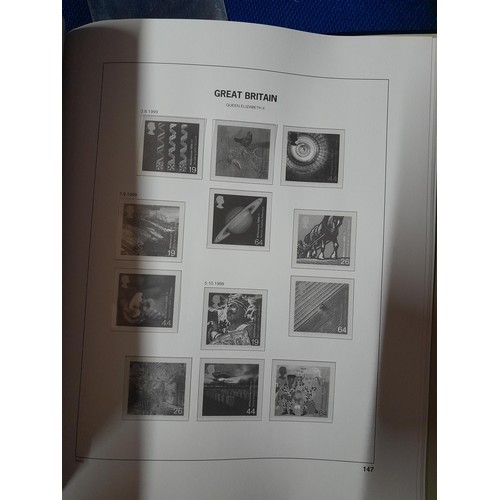 152 - Stamps : Stanley Gibbons printed hingeless album pages, in very good order