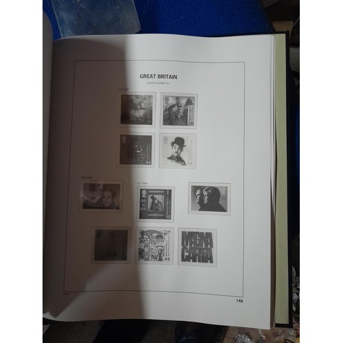 152 - Stamps : Stanley Gibbons printed hingeless album pages, in very good order