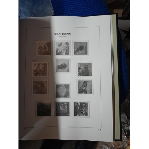 152 - Stamps : Stanley Gibbons printed hingeless album pages, in very good order