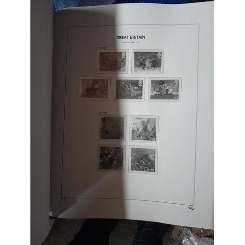 152 - Stamps : Stanley Gibbons printed hingeless album pages, in very good order