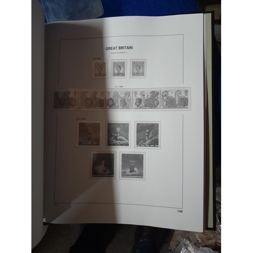 152 - Stamps : Stanley Gibbons printed hingeless album pages, in very good order
