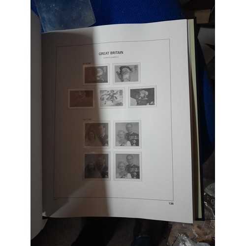 152 - Stamps : Stanley Gibbons printed hingeless album pages, in very good order