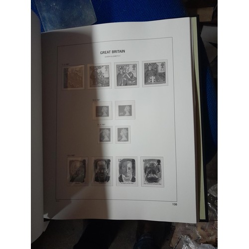 152 - Stamps : Stanley Gibbons printed hingeless album pages, in very good order