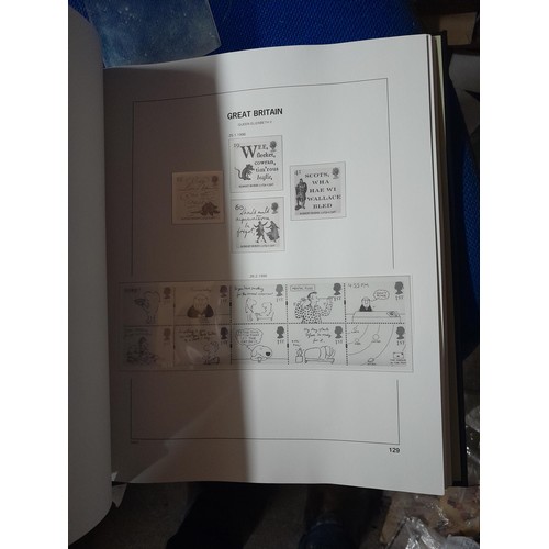 152 - Stamps : Stanley Gibbons printed hingeless album pages, in very good order