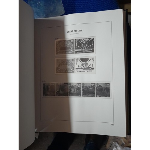 152 - Stamps : Stanley Gibbons printed hingeless album pages, in very good order