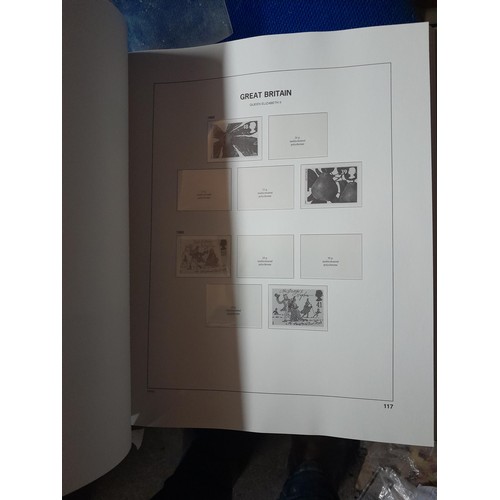 152 - Stamps : Stanley Gibbons printed hingeless album pages, in very good order