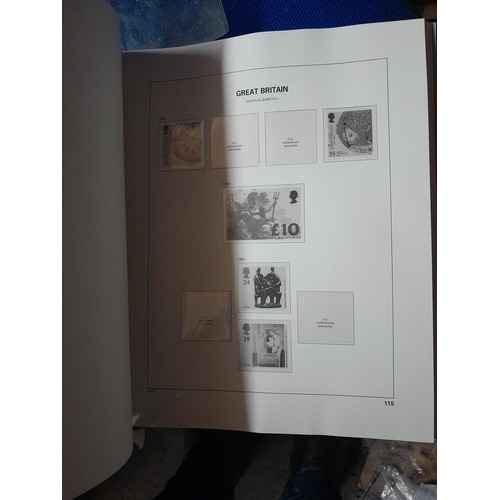 152 - Stamps : Stanley Gibbons printed hingeless album pages, in very good order