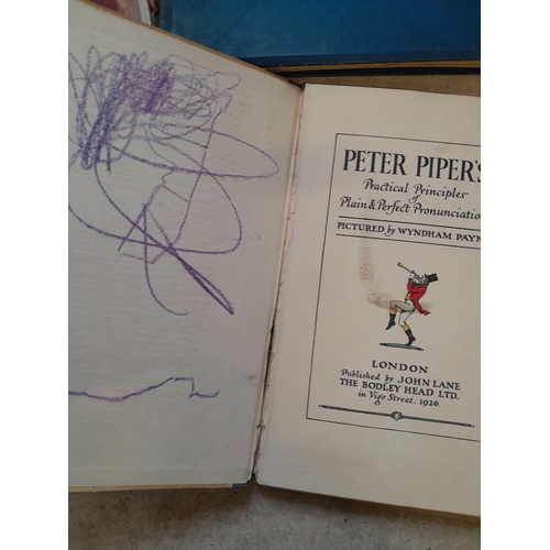 177 - Various volumes : Tatty Peter Piper's Practical Principles 1926, Queen Victoria's Dolls 1902 , 1899 ... 