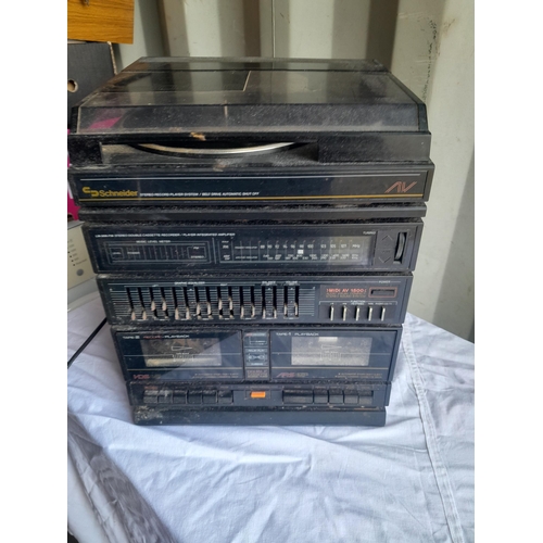 380 - Sanyo stereo and Schneider stereo