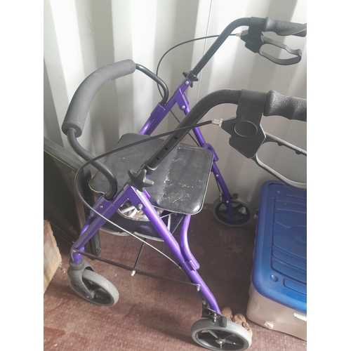 Flymo Electra Glide mowers, electric rotavator and disability walker