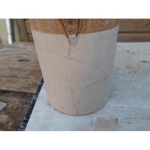 2 - Vintage wooden beer crates x 2, advertising modern and vintage non advertising stoneware flagons and... 