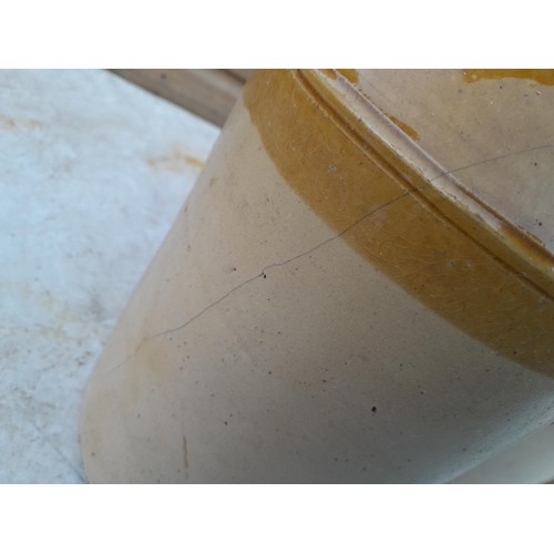 4 - 2 x vintage advertising stoneware flagons and 1 x 19th century impressed mark with damages