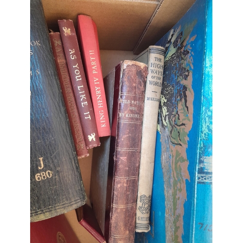 32 - Box of books : Wild Nature , Boys Own