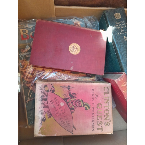 32 - Box of books : Wild Nature , Boys Own