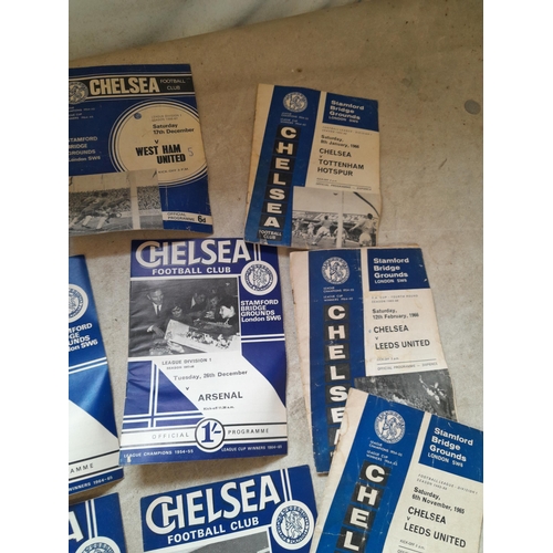 43 - Ephemera : Chelsea football club programmes from mid 1960s, cabinet cards black and white portraits ... 