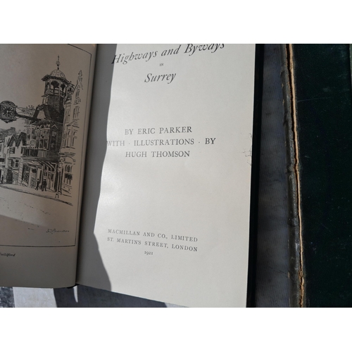 47 - 2 x volumes : 2 1/2 calf leather bound volumes, condition varies : The Book of the Blue Sea by Newbo... 