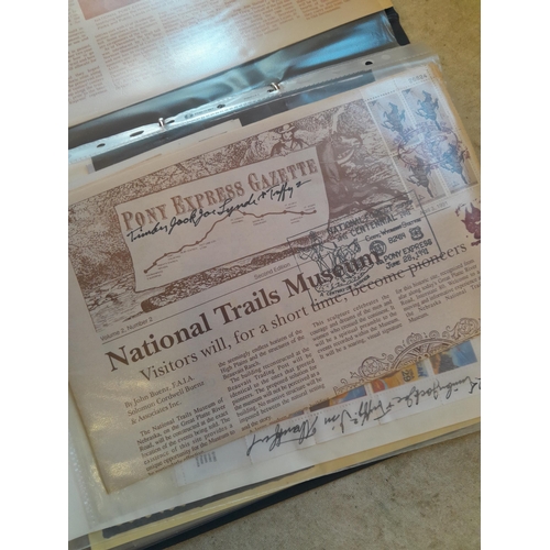 50 - Box of oddments : Prinz binoculars, brassware, stamps First Day Covers and other items