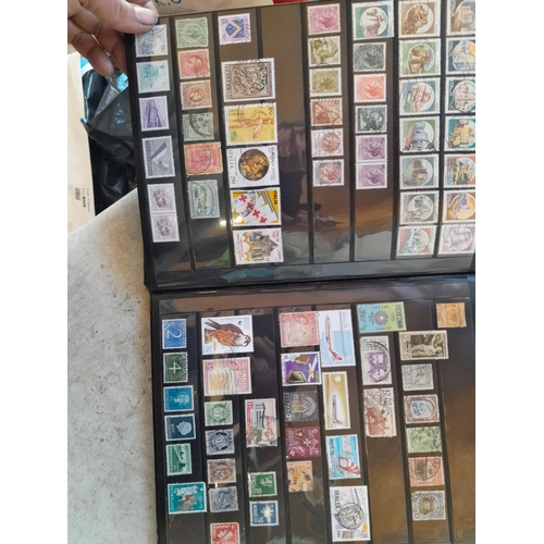 51 - Stamps : loose  and on paper, 2 x stockbooks word collection mainly used some more interesting earli... 