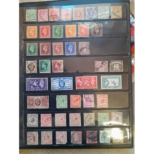 51 - Stamps : loose  and on paper, 2 x stockbooks word collection mainly used some more interesting earli... 