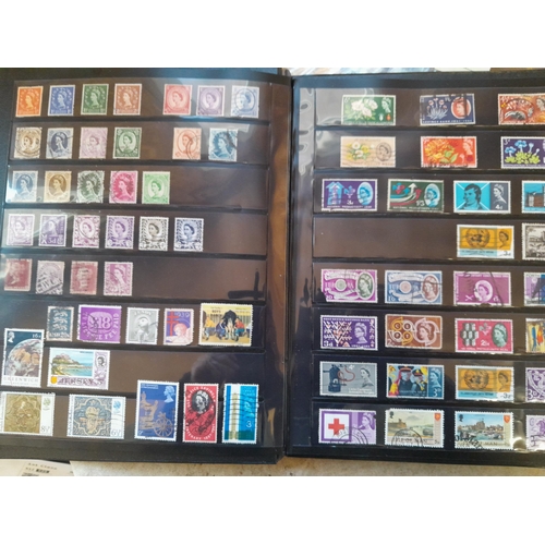 51 - Stamps : loose  and on paper, 2 x stockbooks word collection mainly used some more interesting earli... 