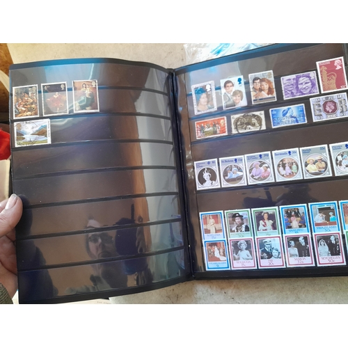 51 - Stamps : loose  and on paper, 2 x stockbooks word collection mainly used some more interesting earli... 