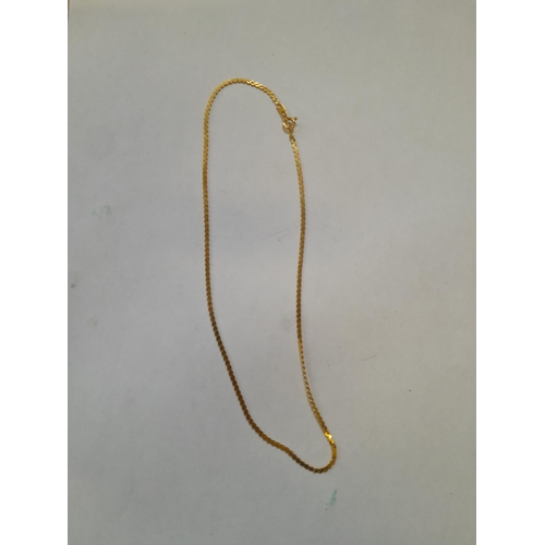 66 - 18 KT foreign gold necklace 6.6 g