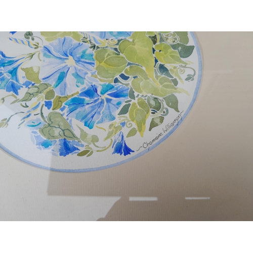 68 - Quantity of mirrors, pictures, tapestry : Ltd edition prints by D Suff, watercolours by Charmaine Wi... 