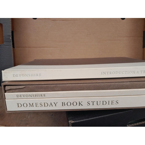 73 - Alecto Historical editions in slip cover,  Domesday book with Devonshire 1991 edition